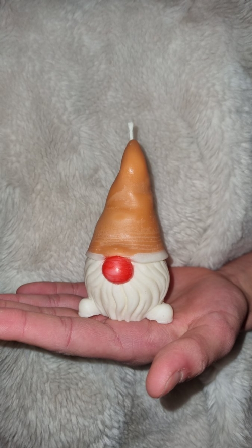 Bougie lutin de noël