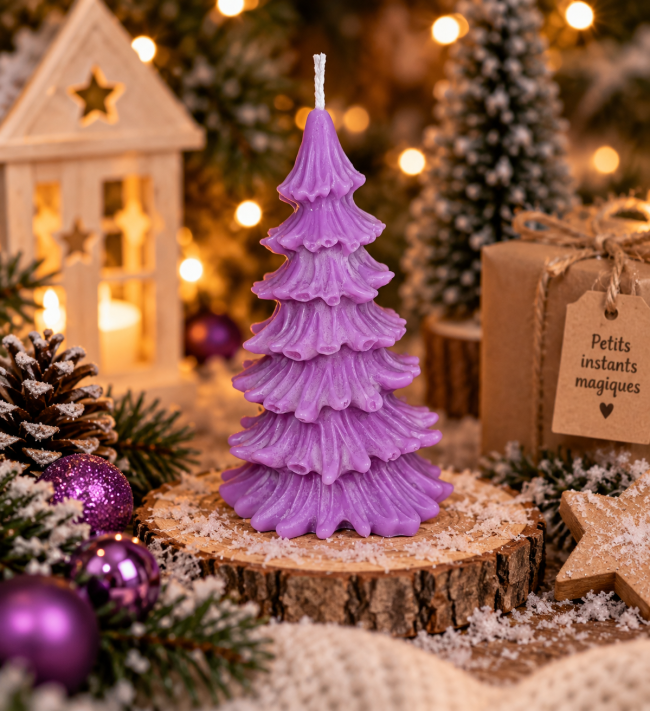 Bougie moyen sapin