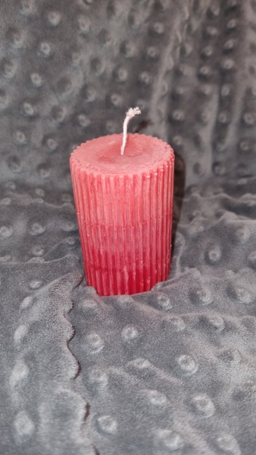 Bougie cylindre ligné