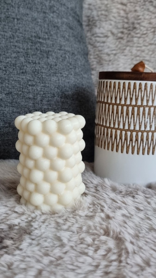 Bougie Colonne Bubble
