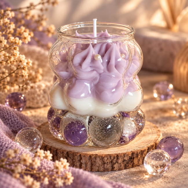 Bougie violette