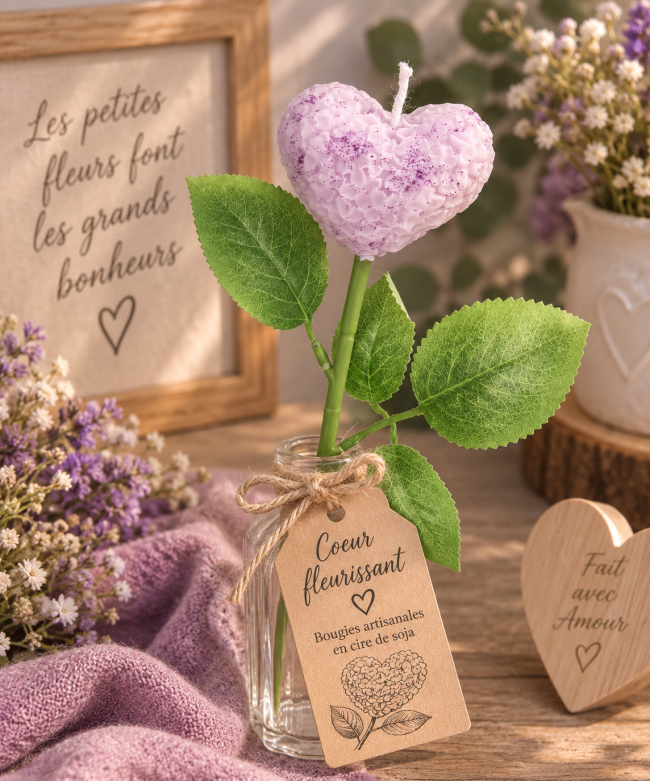 Cœur fleurissant